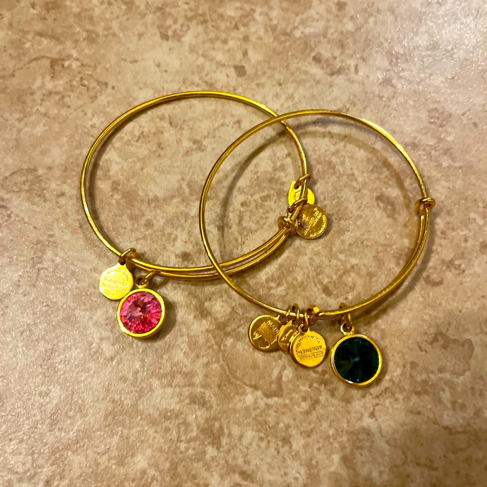 Alex and Ani Birthstone Bracelets
